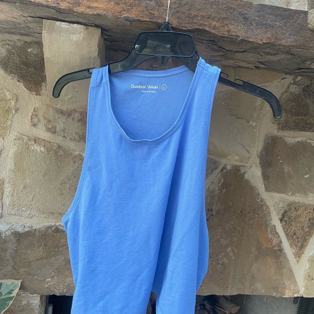 Outdoor Voices Blue Women's Tank Top